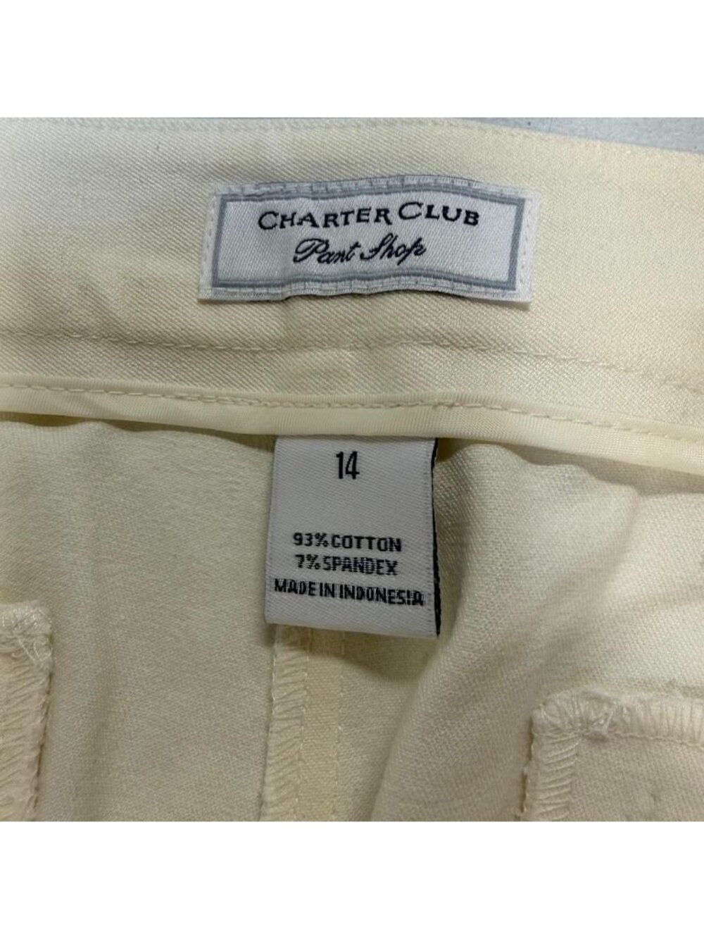 Charter Club Pant Shop Modern Fit Slim Leg Ankle Pants Women's 14 Cropped Office - Picture 2 of 8